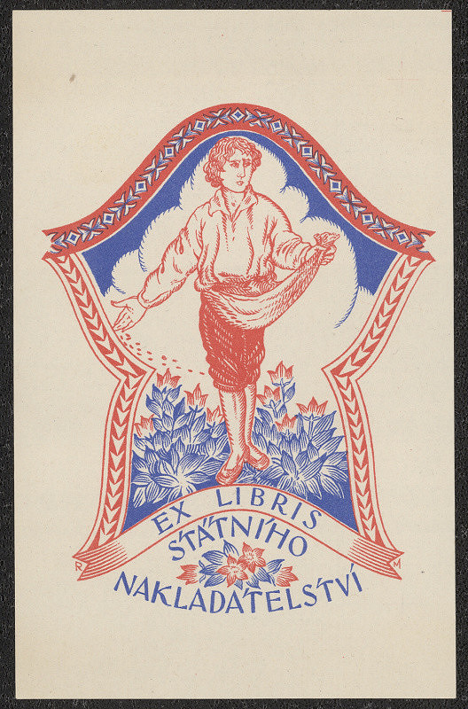 Rudolf Mates – Ex libris Státního nakladatelství 