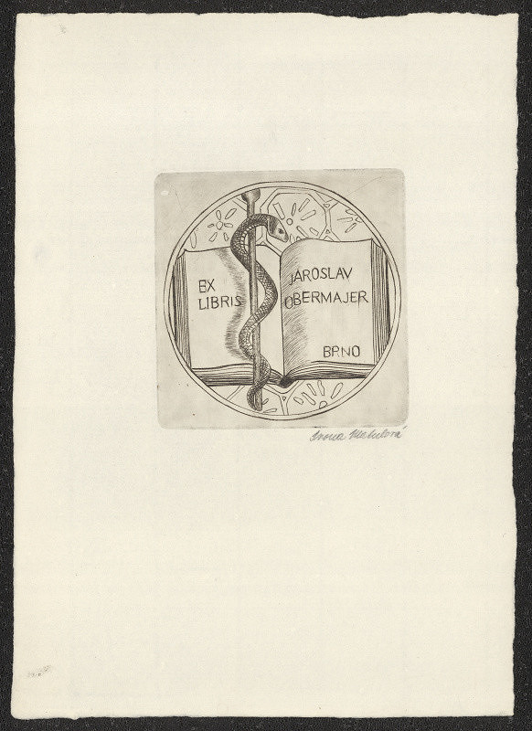 Ivana Matulová – Ex libris Jaroslav Obermajer 