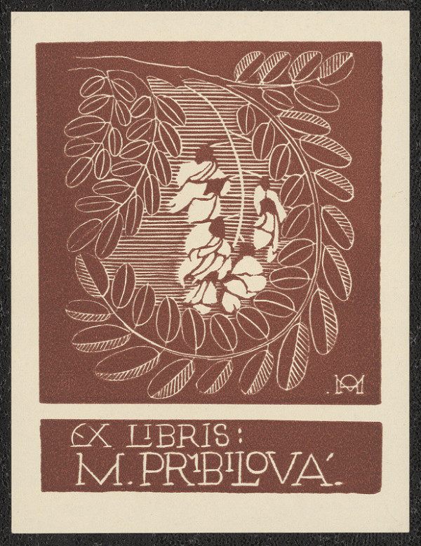 Anna Macková – Ex libris M. Prybilová 