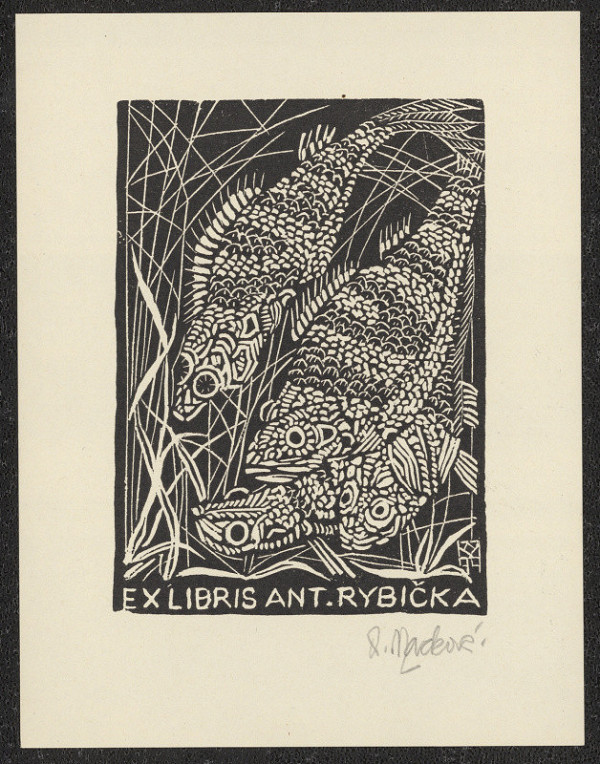 Anna Macková – Ex libris Ant. Rybička 