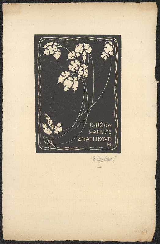 Anna Macková – Knížka Hanuše Zmatlíkové 1917 