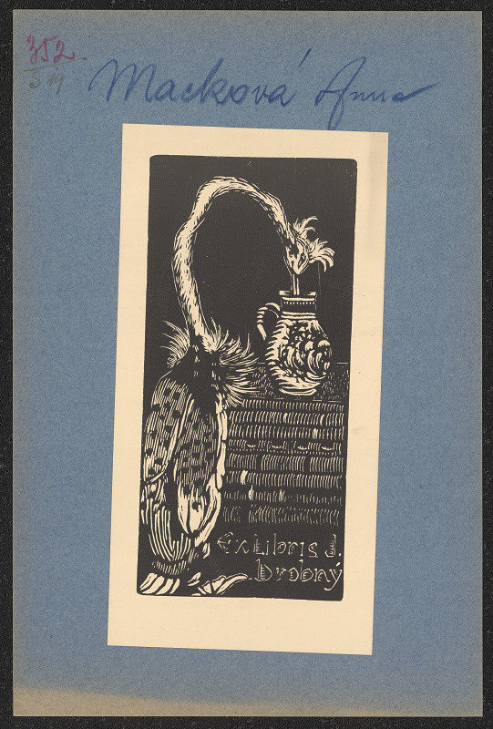 Anna Macková – Ex libris J. Drobný 