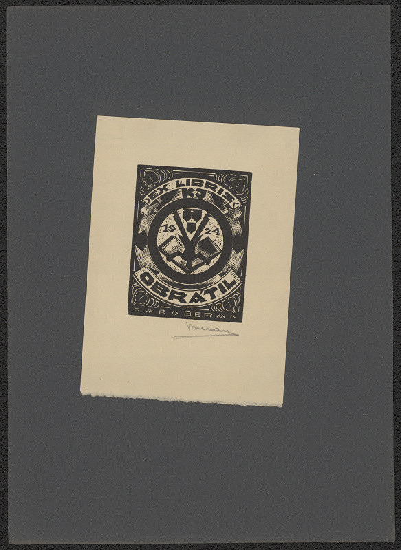 Jaro (Jaroslav) Beran – Exlibris Obrátil 