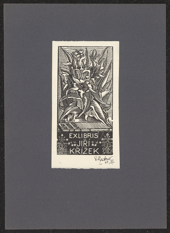 Anna Macková – Ex libris Jiří Křížek 