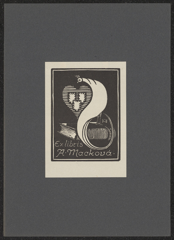 Anna Macková – Ex libris A. Macková 