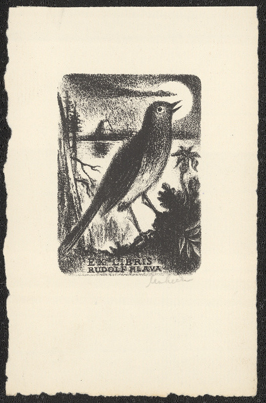 Jindřich Mahelka – Ex libris Rudolf Hlava 