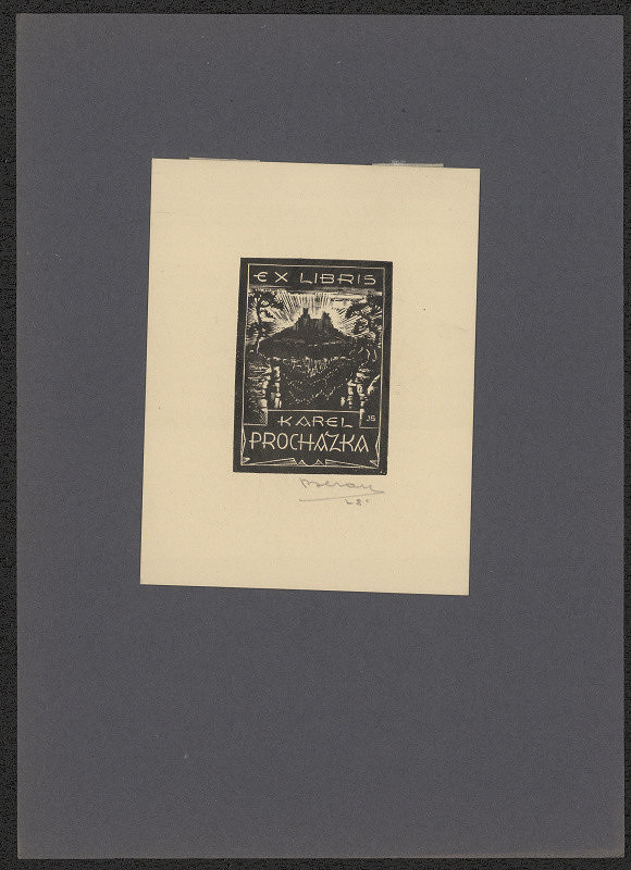 Jaro (Jaroslav) Beran – Exlibris Karel Procházka 