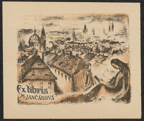 Jindřich Mahelka – Ex libris M. Jančáková 