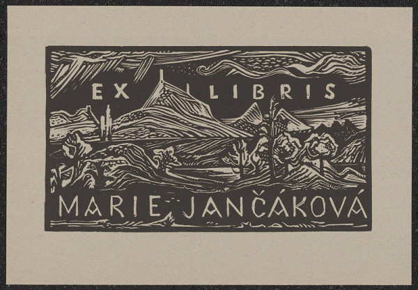 Jindřich Mahelka – Ex libris Marie Jančáková 