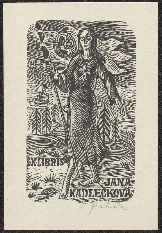 Jindřich Mahelka – Ex libris Jana Kadlečková 