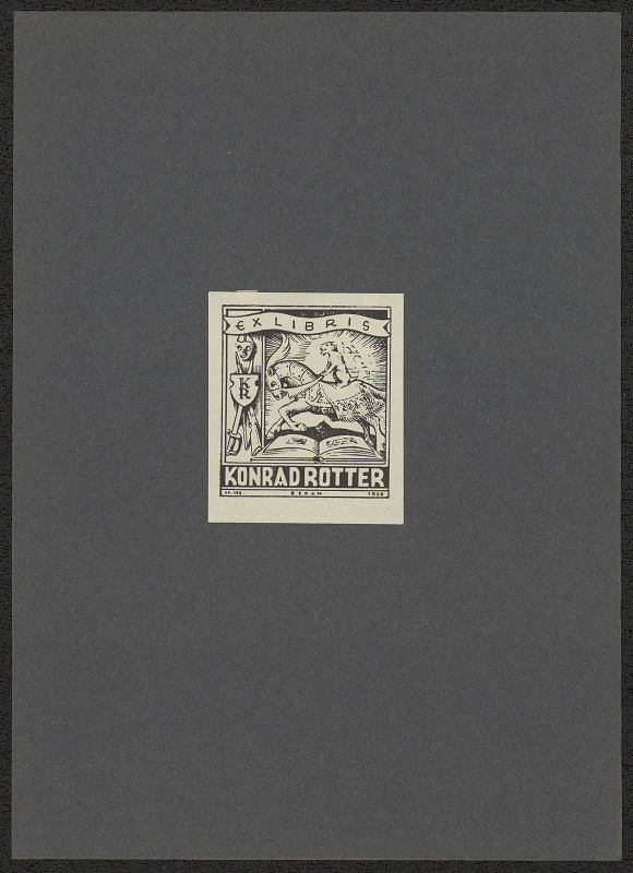 Jaro (Jaroslav) Beran – Exlibris Konrád Rotter 