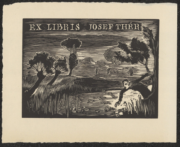Jindřich Mahelka – Ex libris Josef Thér 