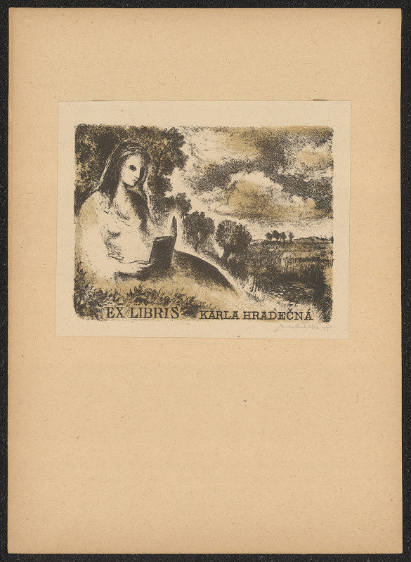 Jindřich Mahelka – Ex libris Karla Hradečná 