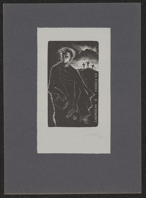 Jindřich Mahelka – Ex libris F. Schmidt 