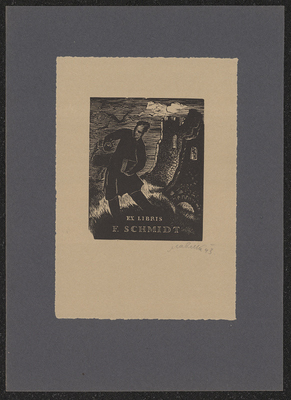 Jindřich Mahelka – Ex libris F. Schmidt 