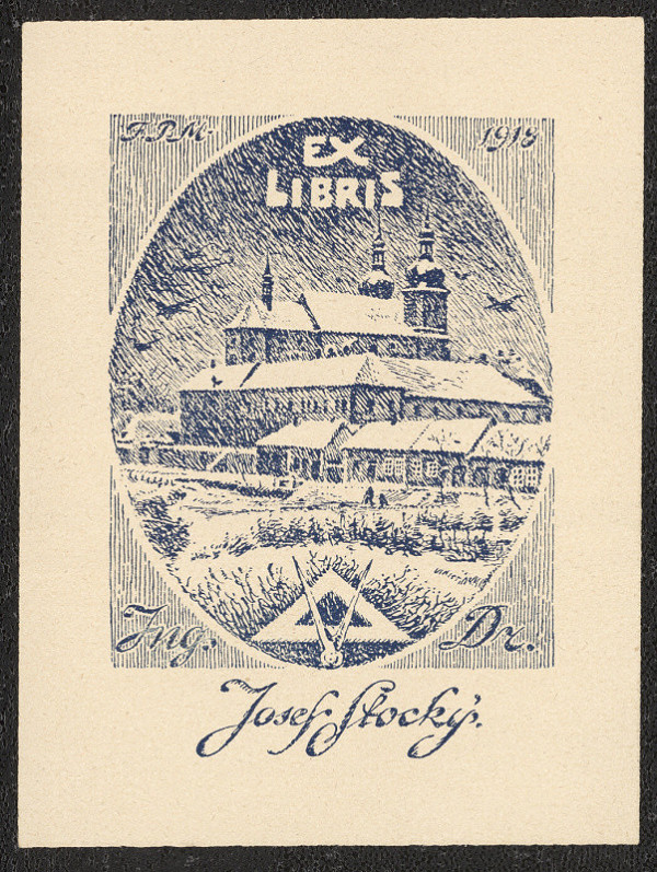 Pavel František Malý – Ex libris Ing. Dr. Josef Stocký 