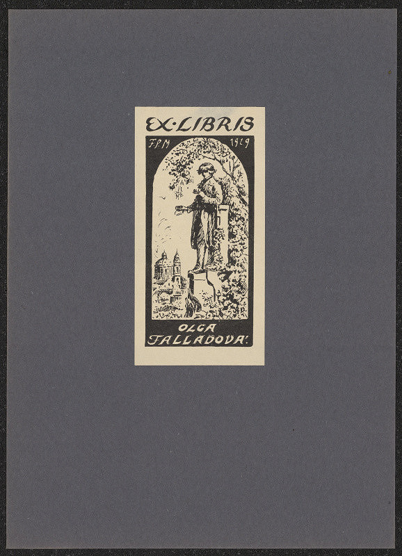 Pavel František Malý – Ex libris Olga Falladová 