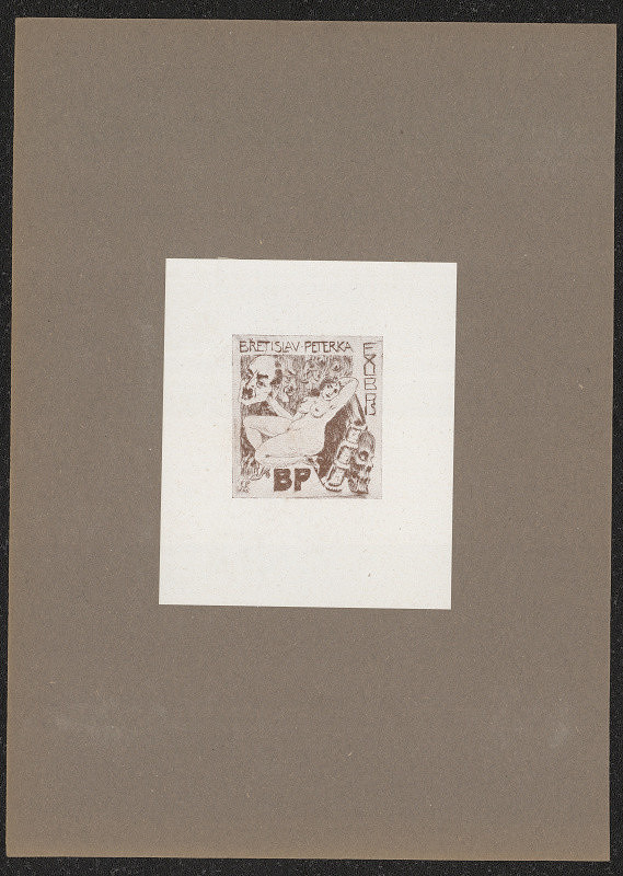 Pavel František Malý – Ex libris Břetislav Peterka 