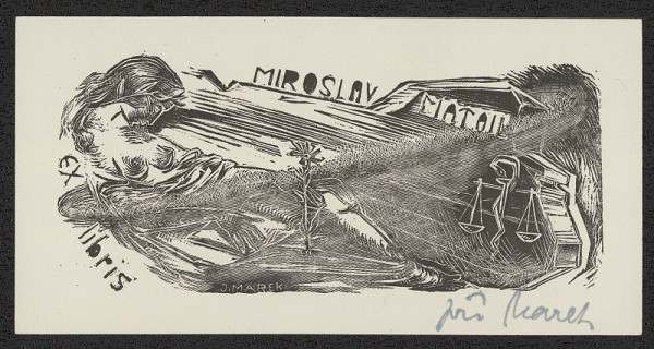 Jiří Marek – Ex libris Miroslav Matail 