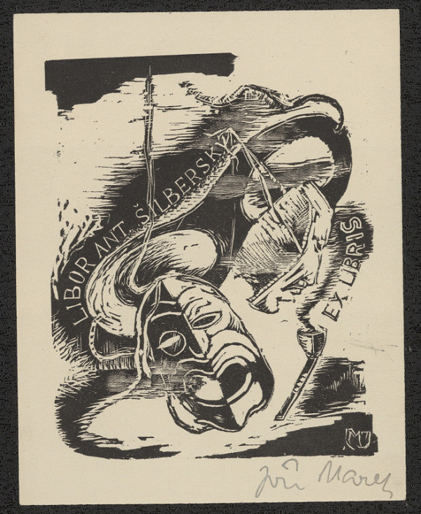 Jiří Marek – Ex libris Libor Ant. Šilberský 