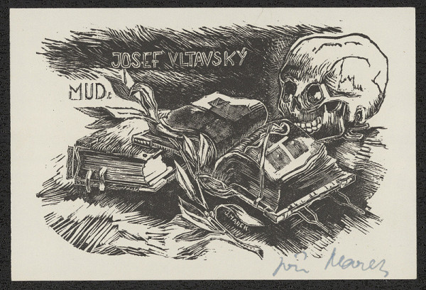 Jiří Marek – Ex libris Josef Vltavský 