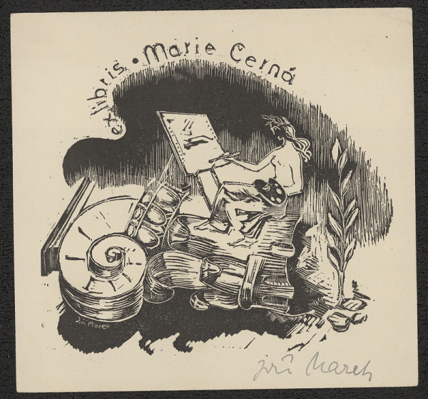 Jiří Marek – Ex libris Marie Černá 