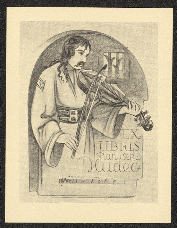 Jaroslav Mařík – Ex libris František Hudec 