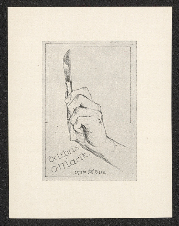 Jaroslav Mařík – Ex libris O. Mařík 