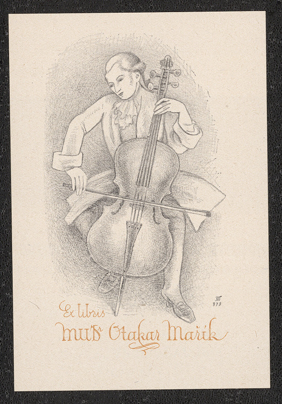 Jaroslav Mařík – Ex libris MUDr. Otakar Mařík 