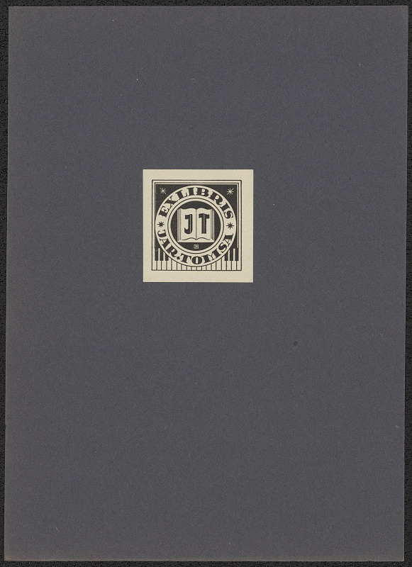 Jaro (Jaroslav) Beran – Exlibris Jar.Tomsa 