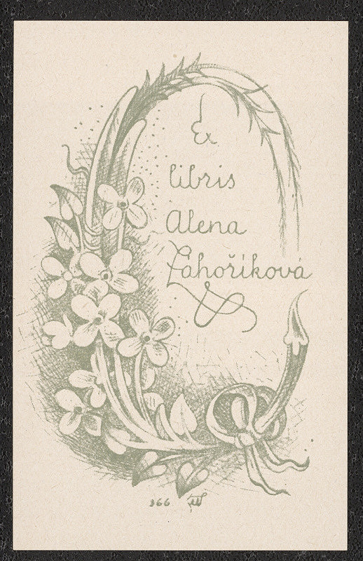 Jaroslav Mařík – Ex libris Alena Záhoříková 