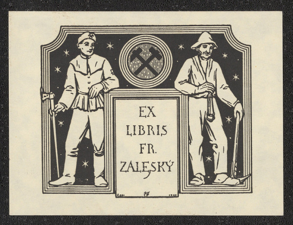 Jaroslav Mařík – Ex libris Fr. Zaleský 