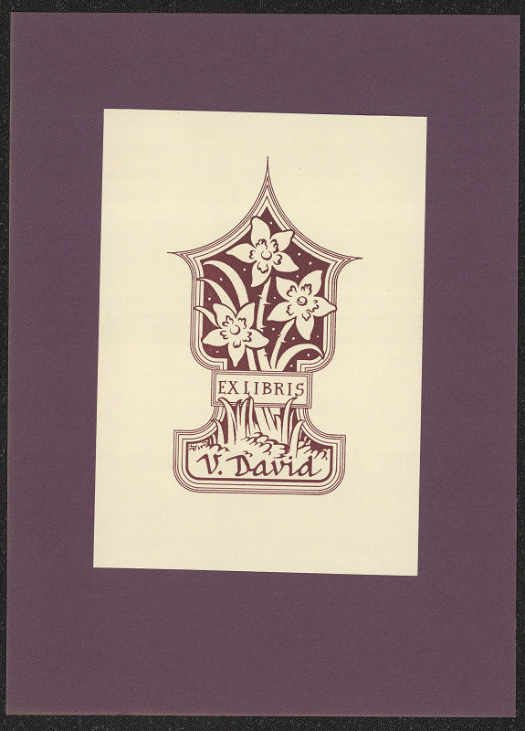 Jaroslav Mařík – Ex libris V. David 
