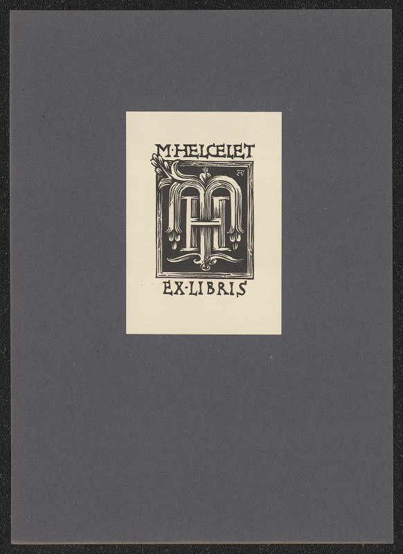 Jaroslav Mařík – M. Helcelet Ex libris 