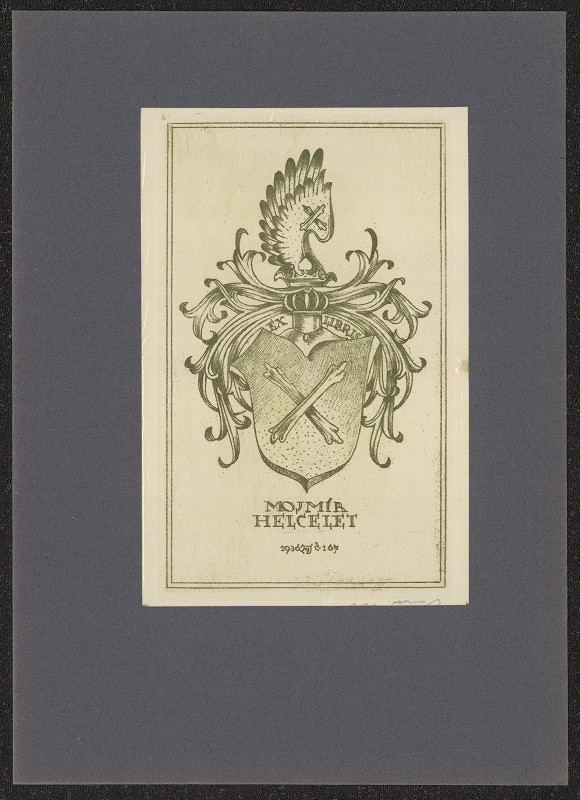 Jaroslav Mařík – Ex libris M. Helcelet 