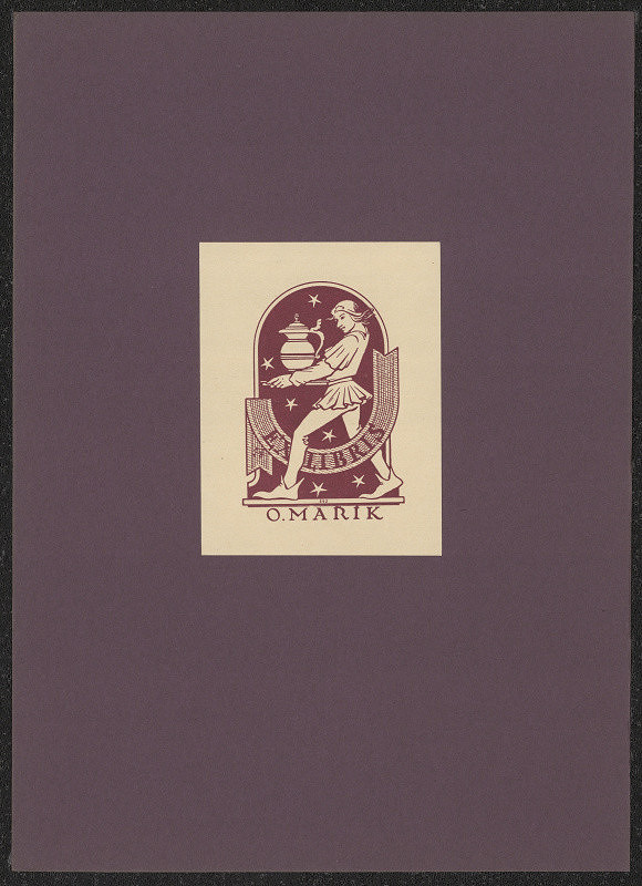 Jaroslav Mařík – Ex libris O. Mařík 