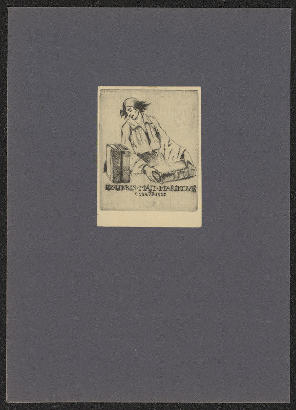 Jaroslav Mařík – Ex libris Máji Maříkové 
