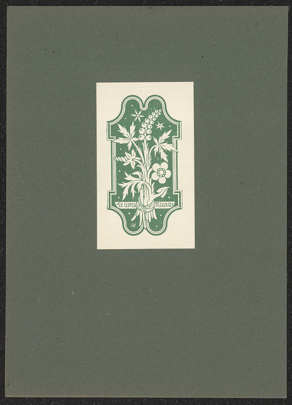 Jaroslav Mařík – Ex libris Marie Mixová 
