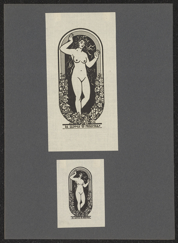 Jaroslav Mařík – Ex libris B. Peterka 