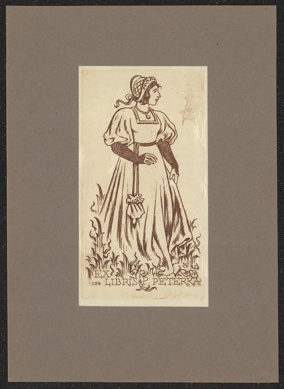 Jaroslav Mařík – Ex libris P. Peterka 