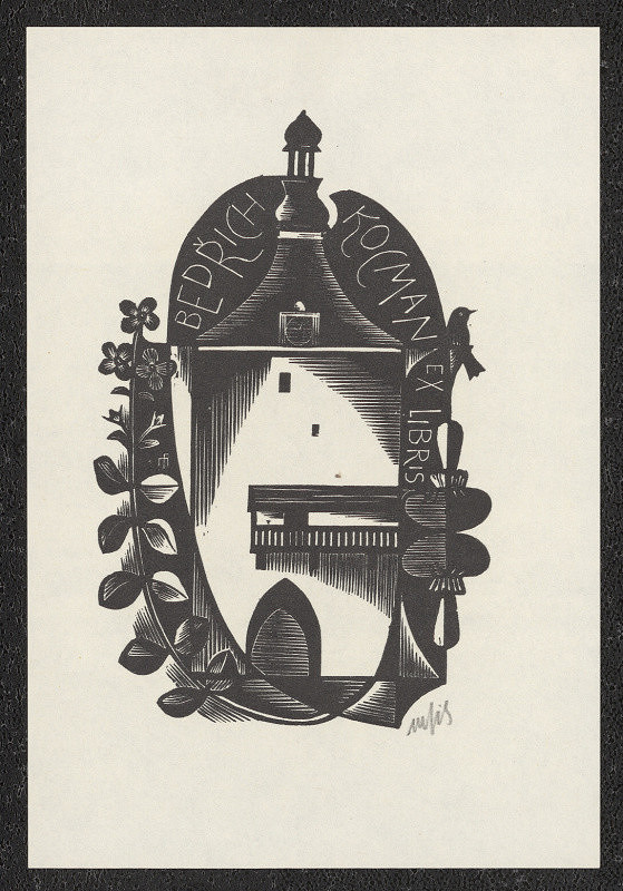Otakar Mařík-Fils – Ex libris Bedřich Kocman 