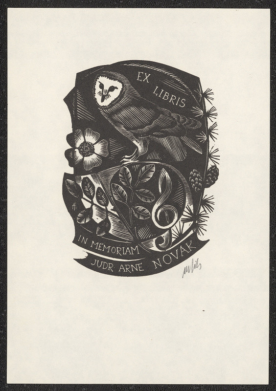 Otakar Mařík-Fils – Ex libris In memoriam JUDr. Arne Novák 