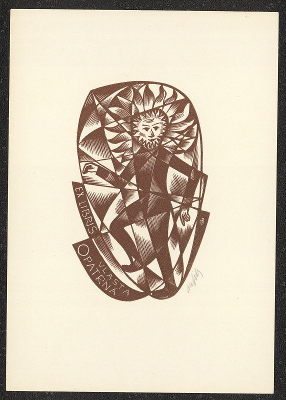 Otakar Mařík-Fils – Ex libris Vlasta Opatrná 