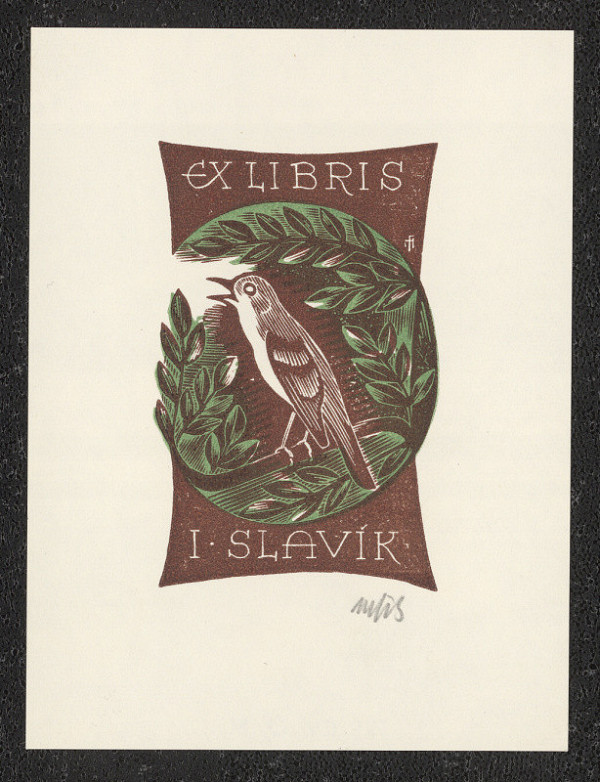 Otakar Mařík-Fils – Ex libris I. Slavík 