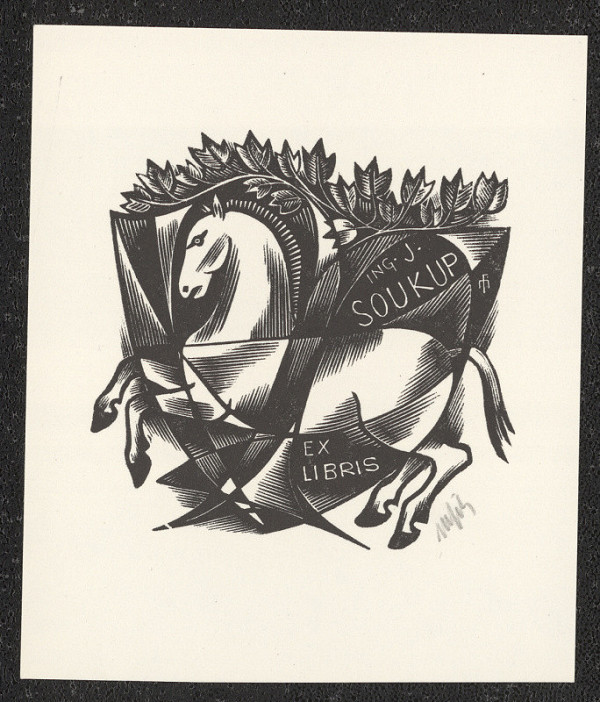 Otakar Mařík-Fils – Ex libris Ing J. Soukup 