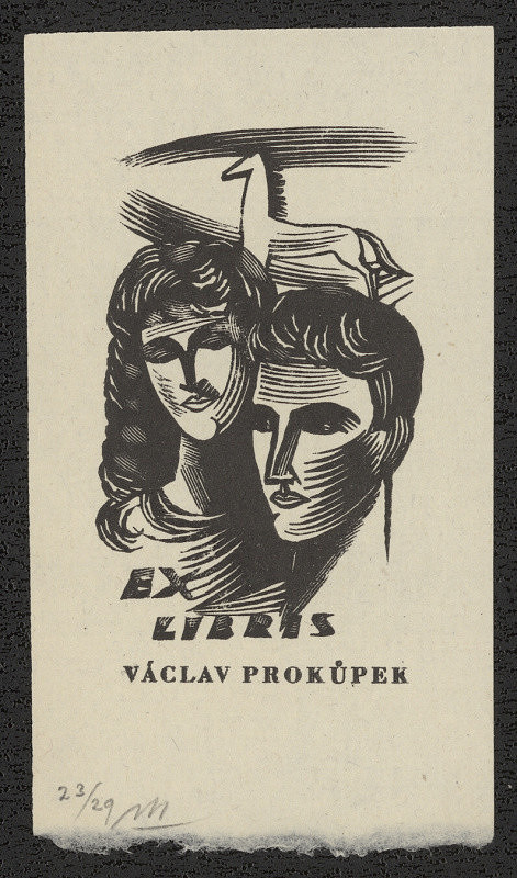 Václav Mašek – Ex libris Václav Prokůpek 