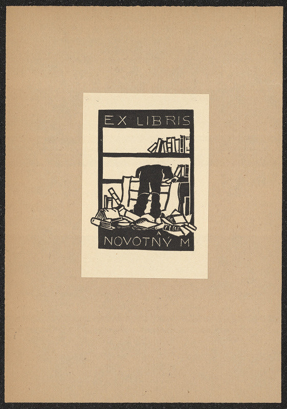 Jaroslav Melichárek – Ex libris Novotný M. 