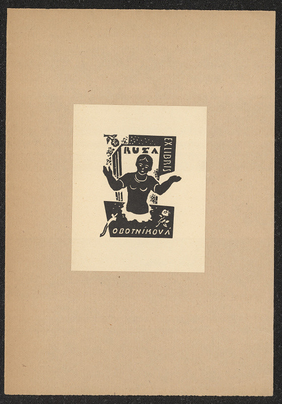 Jaroslav Melichárek – Ex libris Ruža Šobotníková 