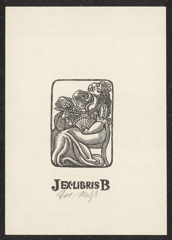 Zdeněk Mézl – J ex libris B 