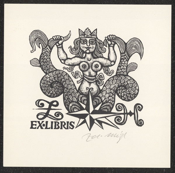 Zdeněk Mézl – Ex libris Z H 